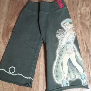 Vtg Cowgirl Baby Pants Lucky Brand Dungarees by Gene Montesano Size 6-12 Months